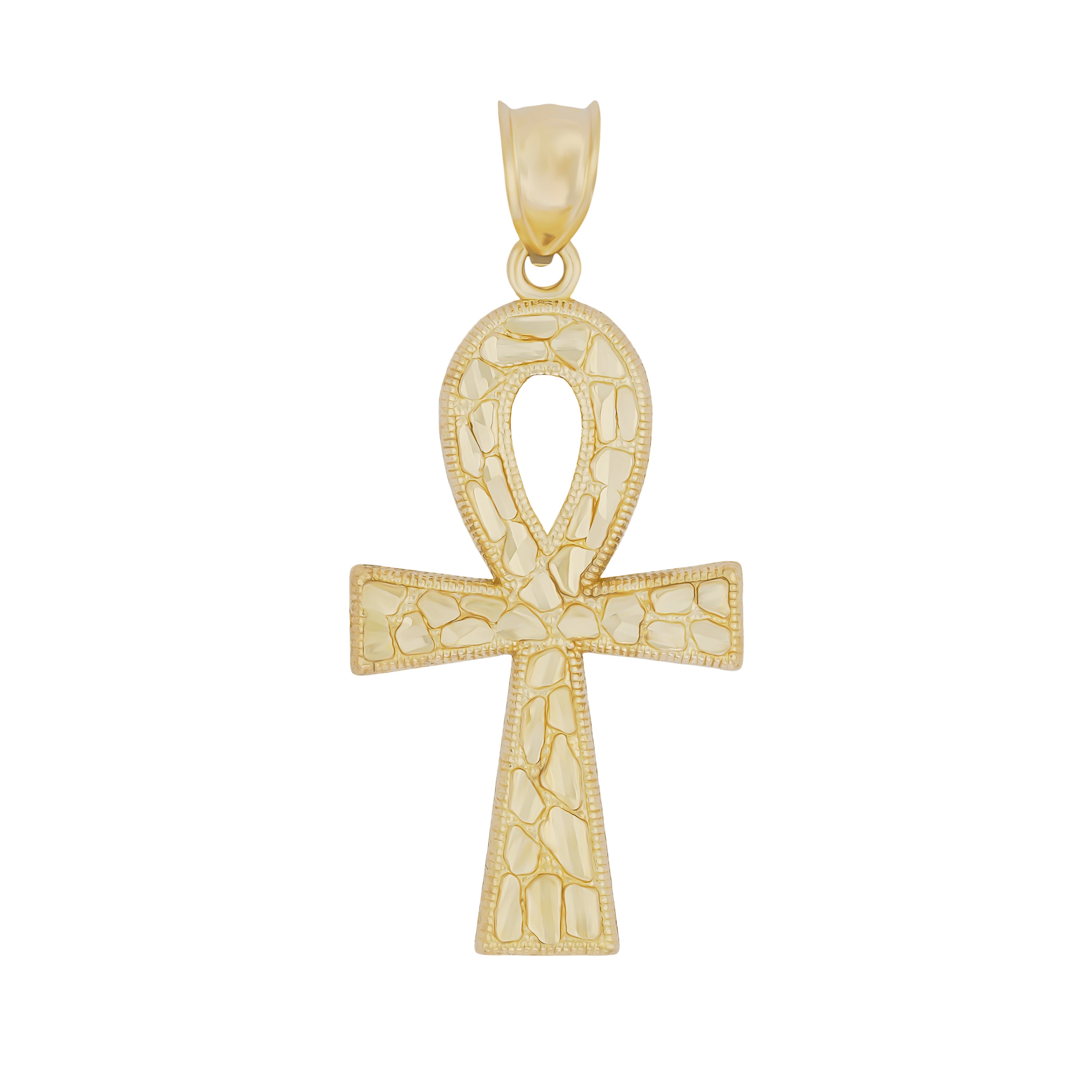 14k White Gold Polished Cross Pendant - selling 30.0mm