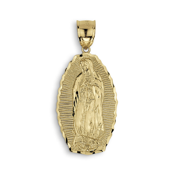 10k & 14k Gold Ove Guadalupe Pendant