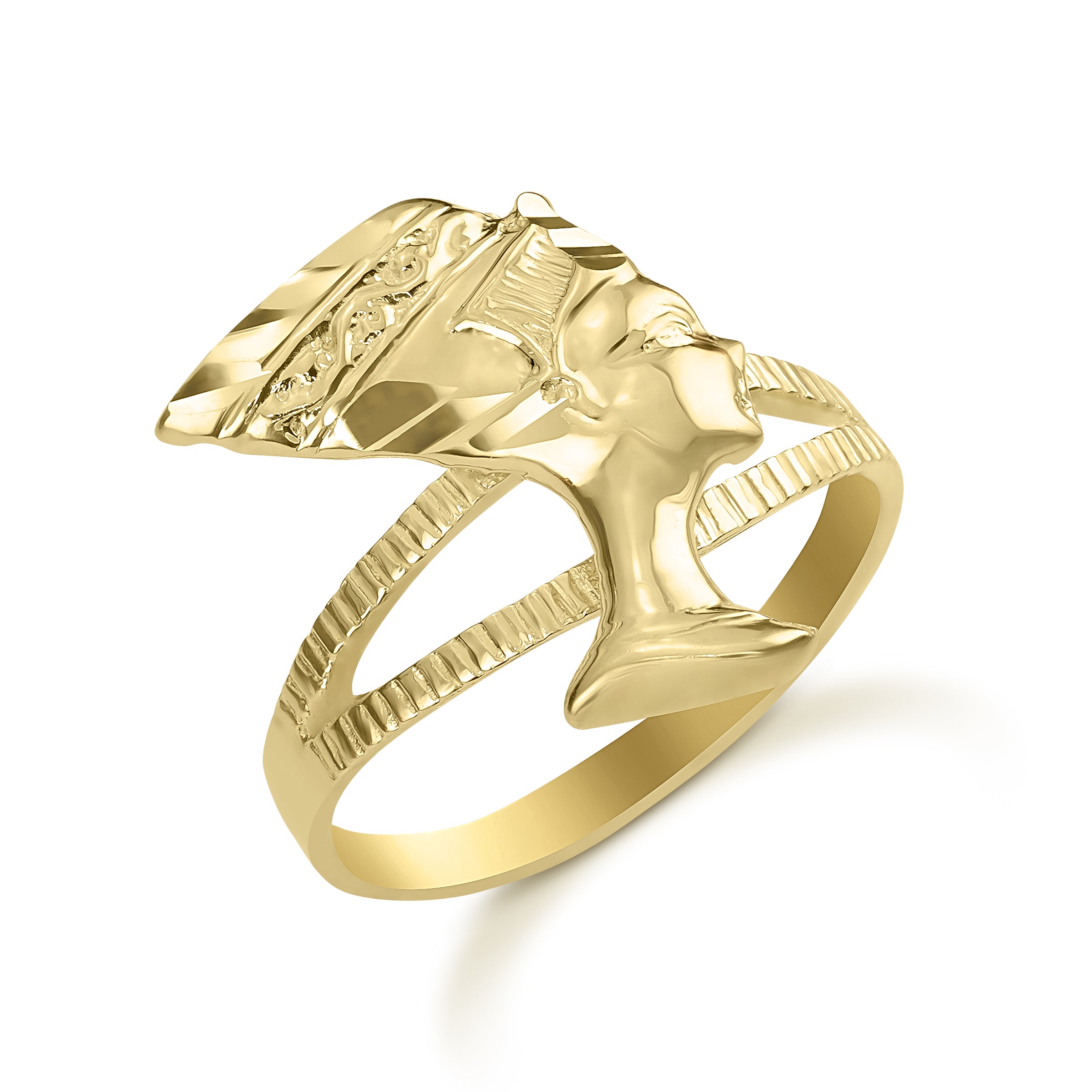 10k Gold Classic Nefertiti Ring – Nolters