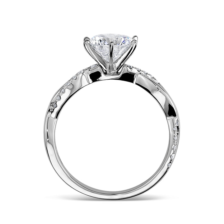 14k White Gold Lawri Lab Grown Diamond Ring Set