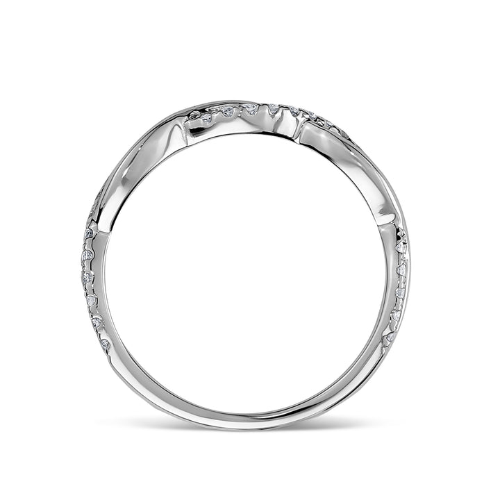 14k White Gold Lawri Lab Grown Diamond Ring Set