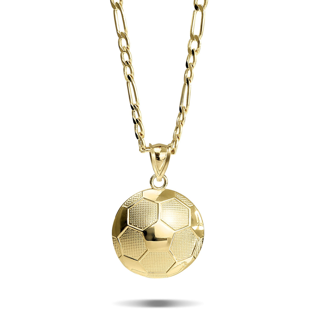 10k Gold Classic Soccer Ball Pendant