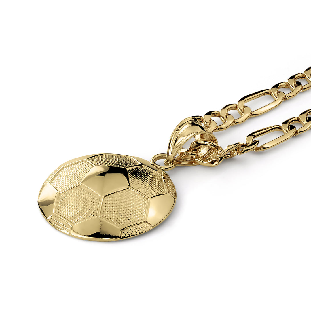 10k Gold Classic Soccer Ball Pendant