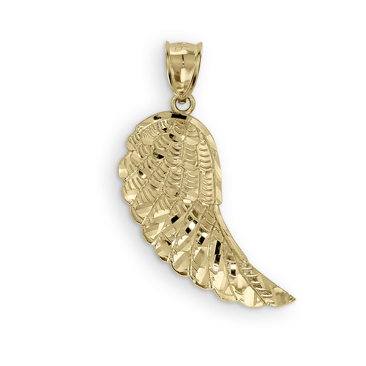 10k Gold Classic Guardian Wing DC Pendant